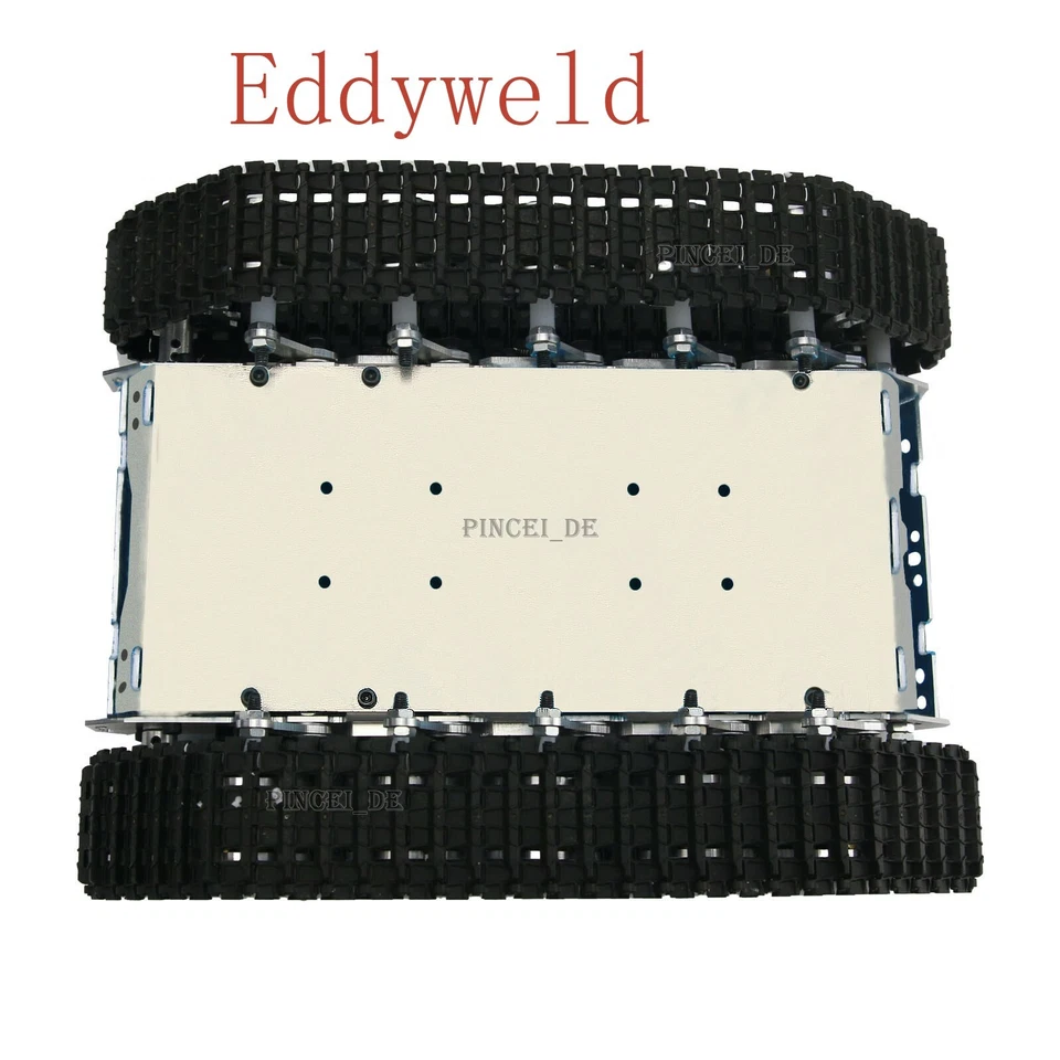 RC Tank Chassis Tracked Vehicle Robot Chassis Shock Absorption Unassembled - Image 4 of 4