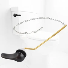 Ifealclear Universal Side Mount Toilet Tank Flush Lever Replacement, Angle Mount