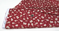 Michael Miller quilt-craft fabric COWBOY SONG red 2 yds (dcx-12438) Buckaroo