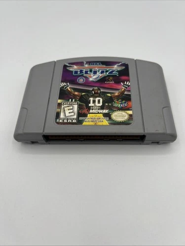 NFL Blitz (Nintendo 64, 1997) Authentic Cart Only N64