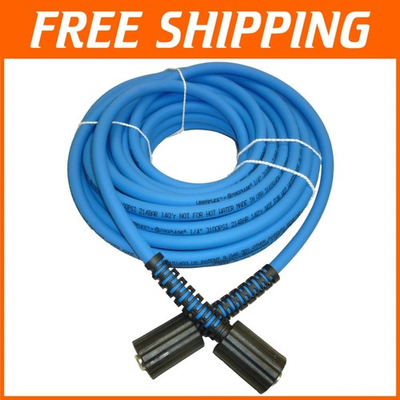 #ad UBERFLEX Flexible 50#x27; Pressure Washer Hose 1 4quot; 3100 PSI $89.76