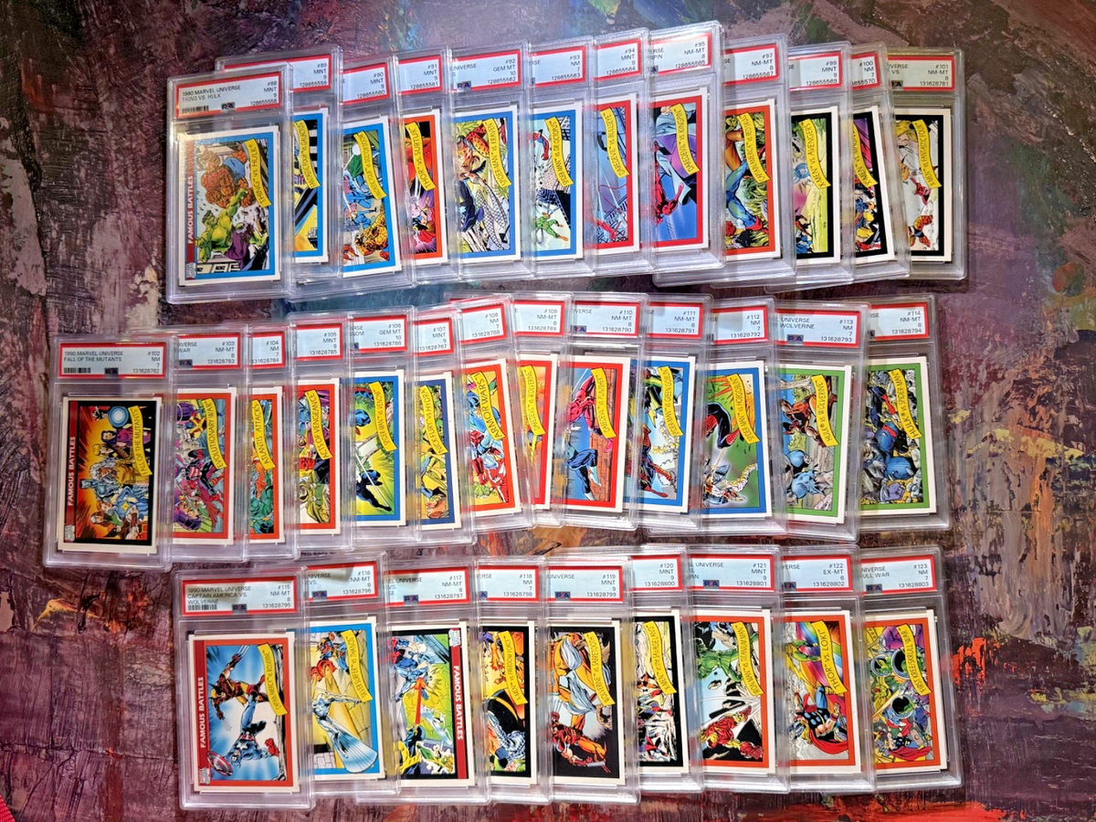 1990 Impel Marvel Universe Series 1 COMPLETE SET #1-162 + HOLOS