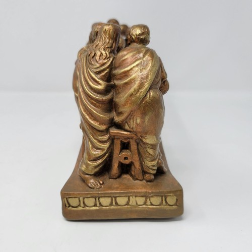 Estatua de tiza firmada por La Última Cena de colección MCM 13,5" - Imagen 7 de 11