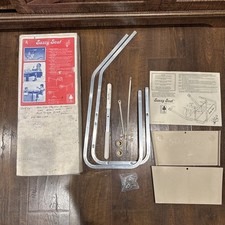 NIB Vintage Sassy Seat Clip On Portable High Chair Feeding Seat Aluminum Frame