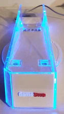 Nintendo Wii "Gamestop" Cooling Fan Vertical Stand W/ Blue Glow Glowing Light