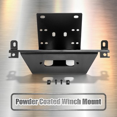 Black Powder Coating Winch Mount Fit Can-Am Maverick X3/X3 Max 2017-2026
