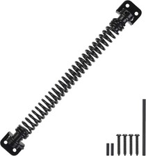 11-1/2" Gate Spring Self Closing Heavy Duty Outdoor Door Spring Automatic- Black