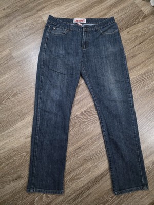 Dark Wash Denim Jeans Size 36 Straight Leg Classic Fit Casual Everyday Pants