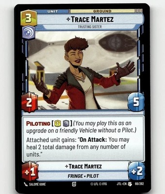 Trace Martez: Trusting Sister - 066/262, Star Wars Unlimited Jump to Lightspeed