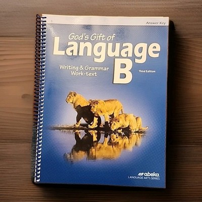 Abeka 5th Grade God s Gift of Language B Answer Key Third Edition Homeschool