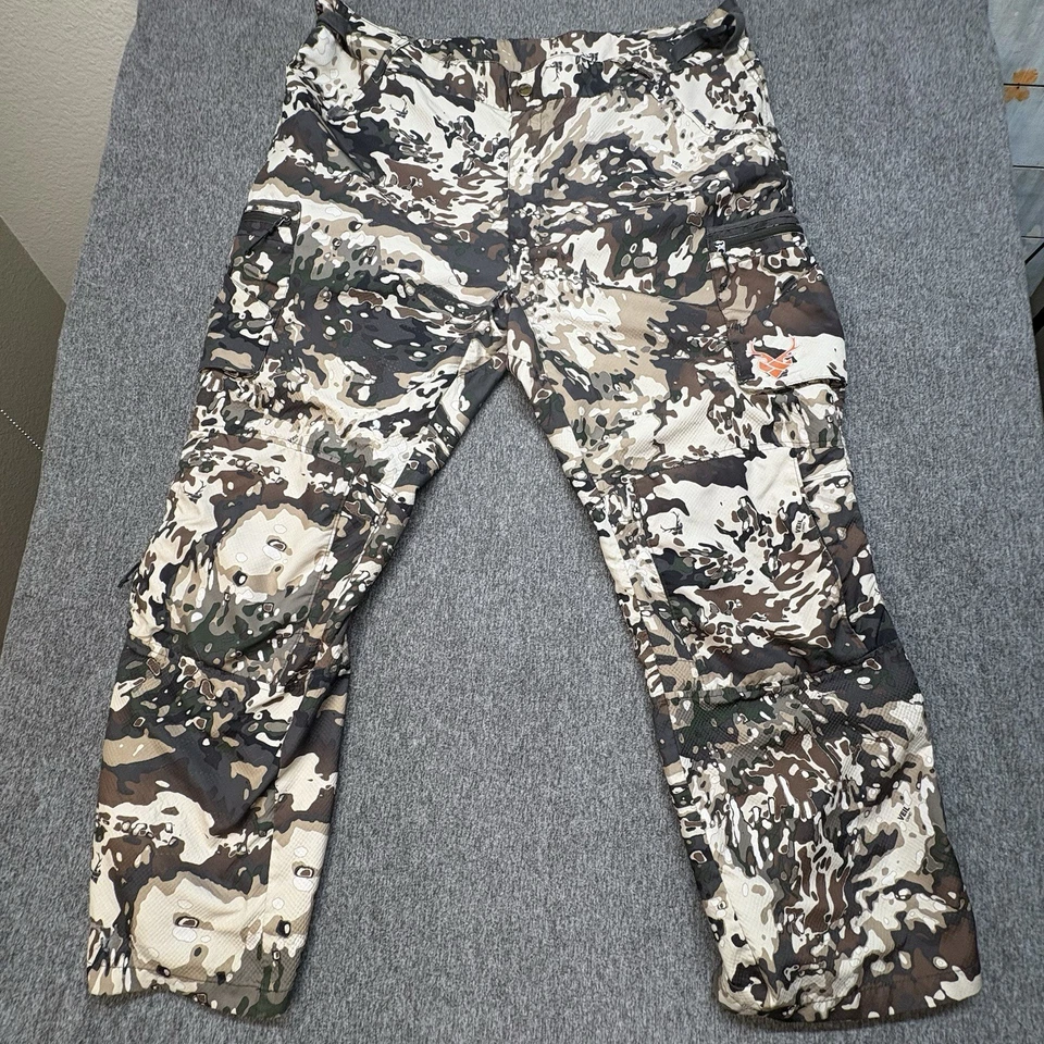 WALLS Pro Series Hunting Pants Men’s 2XL Reg Veil Camo Cargo Soft Shell - Image 2 of 4