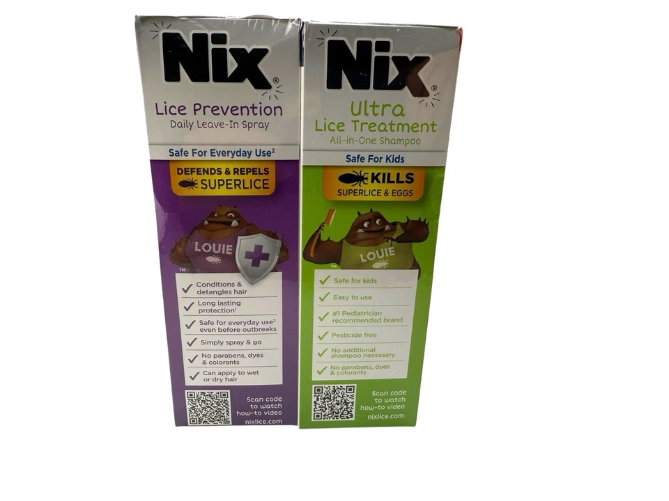2 caixas - Xampu para tratamento de couro cabeludo Nix Lice + kit de prevenção de pente e piolhos - 26/11 - Imagem 4 de 4