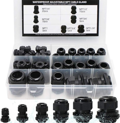 #ad #ad MAKERELE Cord Grip Cable Glands Kit for Electrical Box NPT Waterproof Nylon Stra $33.03