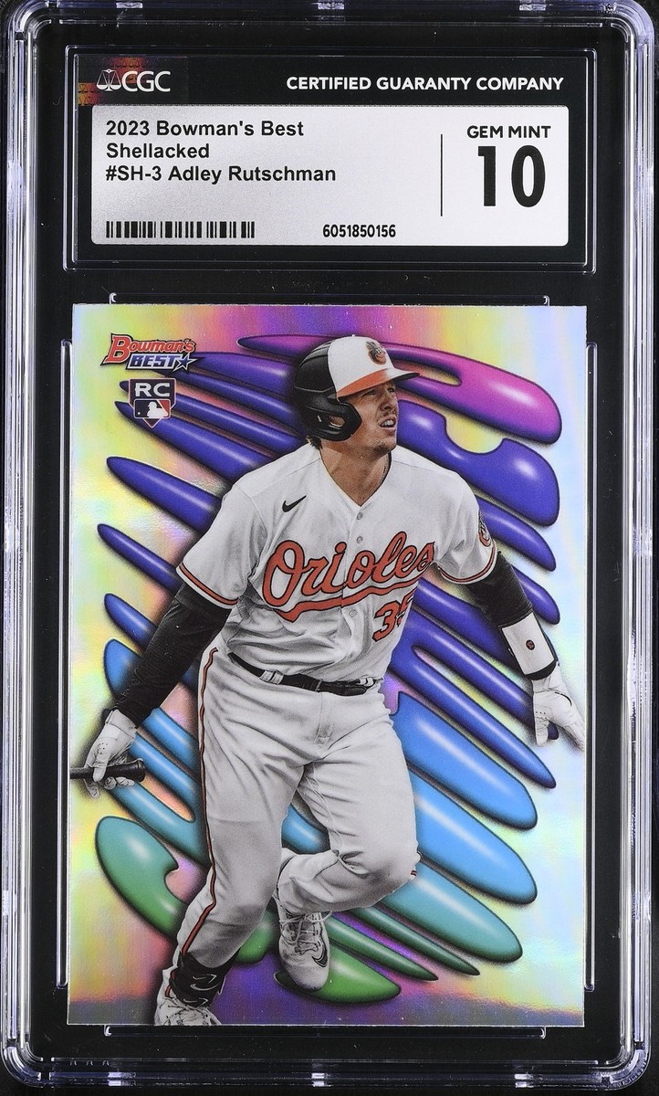 Bowman's Best 2023 #SH-3 Adley Rutschman Shellacked CGC 10 | eBay