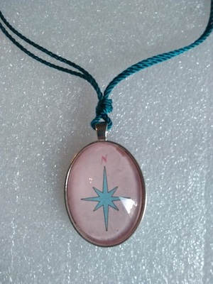#ad North Star Pendant Necklace Boho Jewelry Gift 18 Adj Cord US Seller $15.99