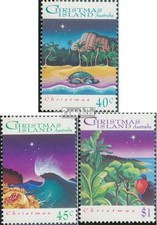 Timbres Weihnachtsinsel (ind.océan) 1993 Mi 388-390 (complète edition) neuf avec