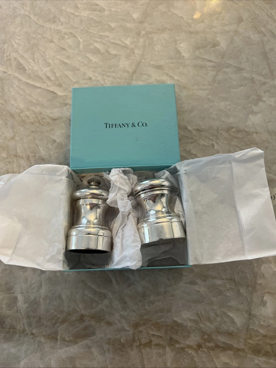 Tiffany & Co. Antique Sterling Silver Salt & Pepper Shakers for