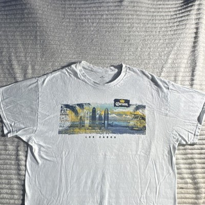 Corona Los Cabos Graphic T-Shirt White Short Sleeve XL
