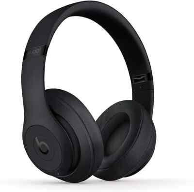 Beats Studio3   Wireless Noise Cancelling Over-Ear Headphones -Black - Open Box