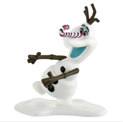 Frozen Olaf with Candy Cane Nose bullyland cake topper disney toy figurine