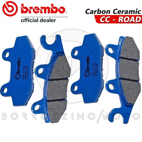 Plaquettes De Frein Avant Brembo Carbone Céramique Pour Kawasaki Z 750 2011-2012 - Neufes Avec Garantie