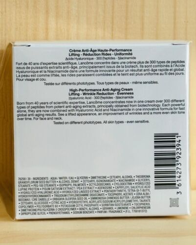 LANCOME Renergie H.P.N 300-Peptide crema anti-età 75 ml/2,5 oz ~ lotto fresco - Foto 2 di 2