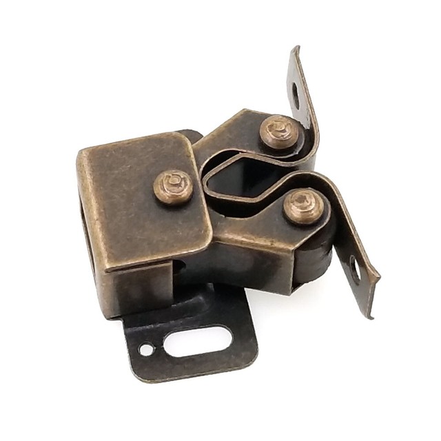 25pk Double Roller Catch Bathroom Medicine Cabinet Furniture Door Latch ...