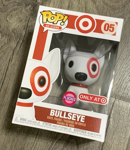 Funko POP Target - Bullseye Flocked with Red Collar - Exclusive - 05 