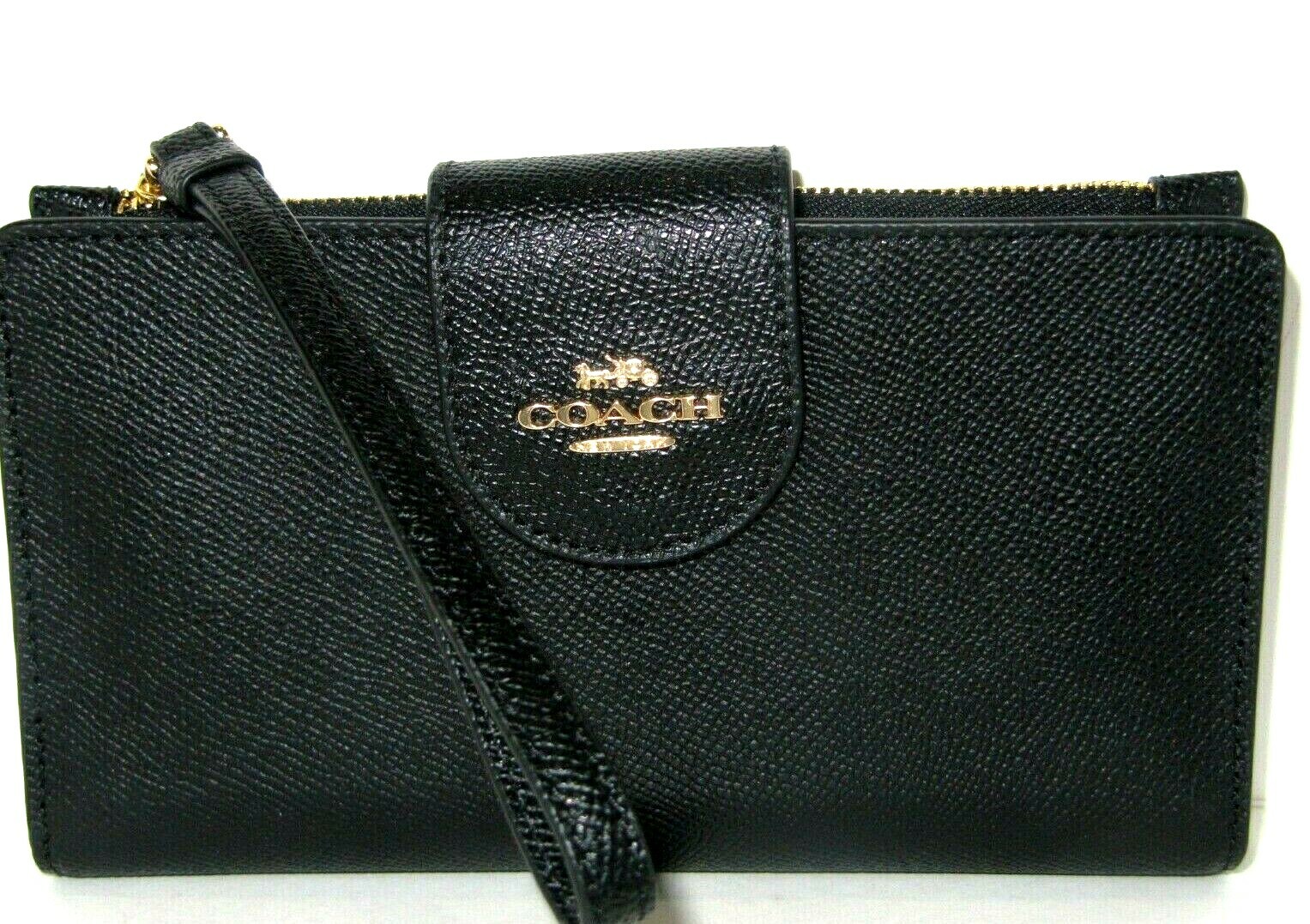 coach zip top wallet