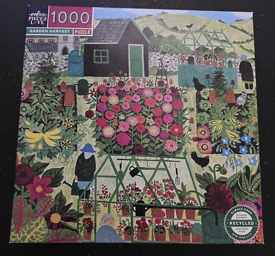 Eeboo 1000pc Puzzle - Garden Harvest
