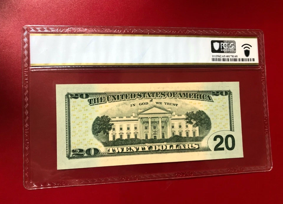 2004A FEDERAL RESERVE NOTE RICHMOND CABRAL SNOW PCGS 65 SERIAL NUMBER 23456 - Image 2 of 2