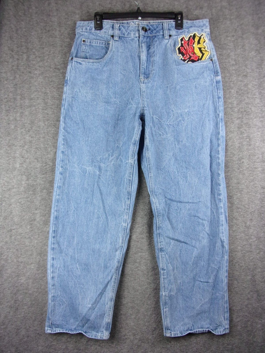 Ninth Hall Ambush Jeans Mens Size (36X29) Embroidered Dragon