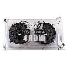 4-row Alu Radiatorshroudfan For 1967-1972 Chevy Gmc C10 C20 C30 K10 K20 Pickup