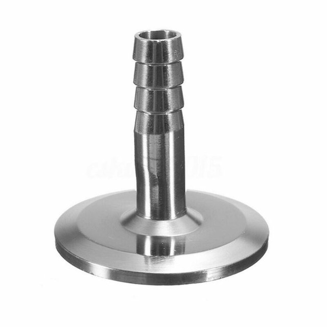 8mm Stainless Steel Sanitary Hose Barb Connector Ferrule Pipe Fitting