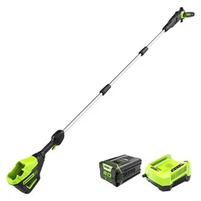 Greenworks Pro 80V 10 inch Cordless Pole Saw Gen2 w/ 2Ah Battery & Rapid Charger