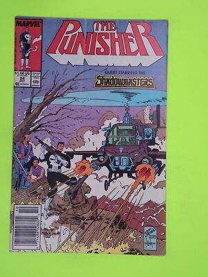 Punisher #24 Vol. 2 1989 Marvel Comics Newsstand Mid Grade Comic Book A45-215