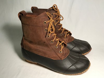 ST. John’s bay Men\'s Brown Leather Ankle Boots size 10 s-l400.jpg main image 2