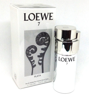 Loewe 7 PLATA 100 ml. eau de toilette spray 3.4 Fl. Oz. FORMATO ANTIGUO