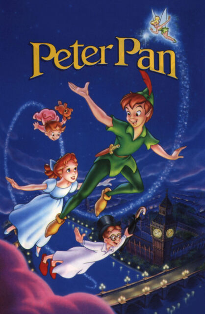 PETER PAN Movie Poster [Licensed-NEW-USA] 27x40" Theater Size DISNEY (C) |  eBay