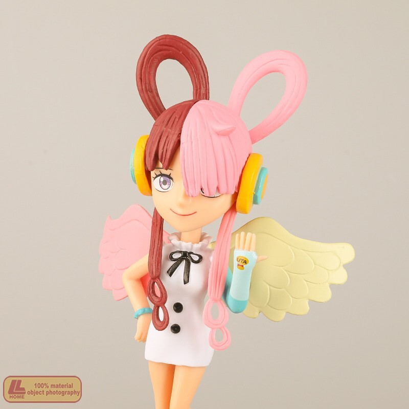 Anime One Piece Film Red Uta Luffy Sanji 5Pcs Q Ver. Figure Statue Toy