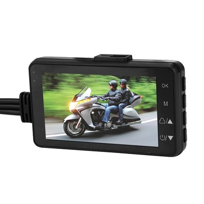  Motorcycle 1080P Video Recorder Cam HD DVR 120 Degree Dash Camera