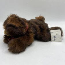 1992 Purr-Fection Baby Minky Bear  MJC Laying Plush