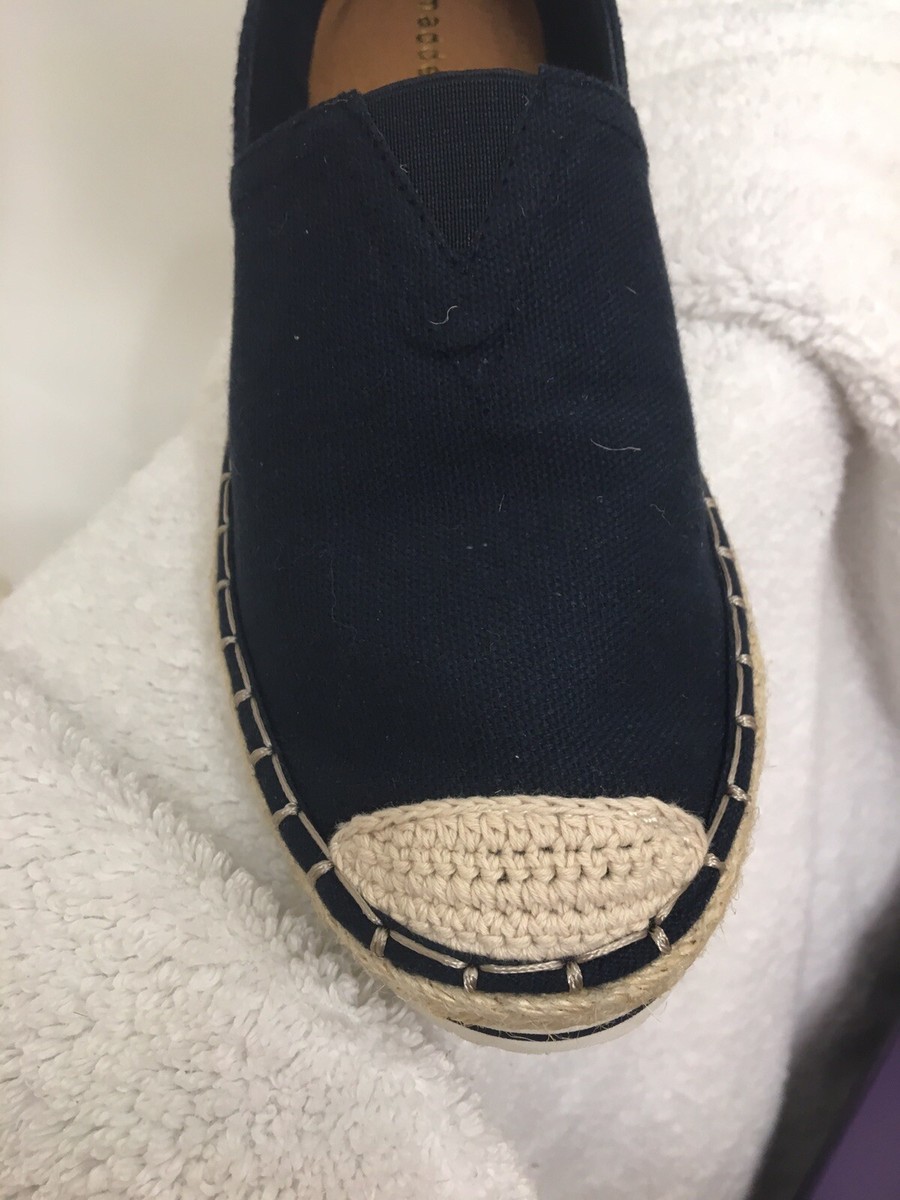 Espadrilles Madden Girl Neuves En Boîte - Toile Marine - Pointure 7.5 US