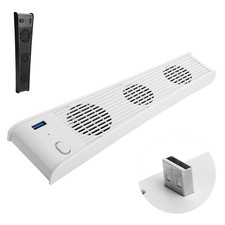 Game Console Cooling Fan for USB Cooler with 3 Fans for DE/CDROM Game