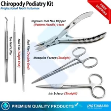 Professional Podiatry Kit Chiropody Ingrown Nail Clipper Manicure Pedicure Tools