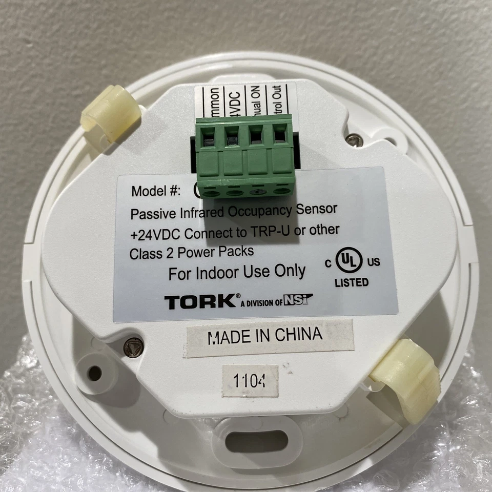 (A) Tork OSC5PL Occupancy Sensor Ceiling Mount/passive Infrared 24VDC 9mA ⭐️ - Image 3 of 3