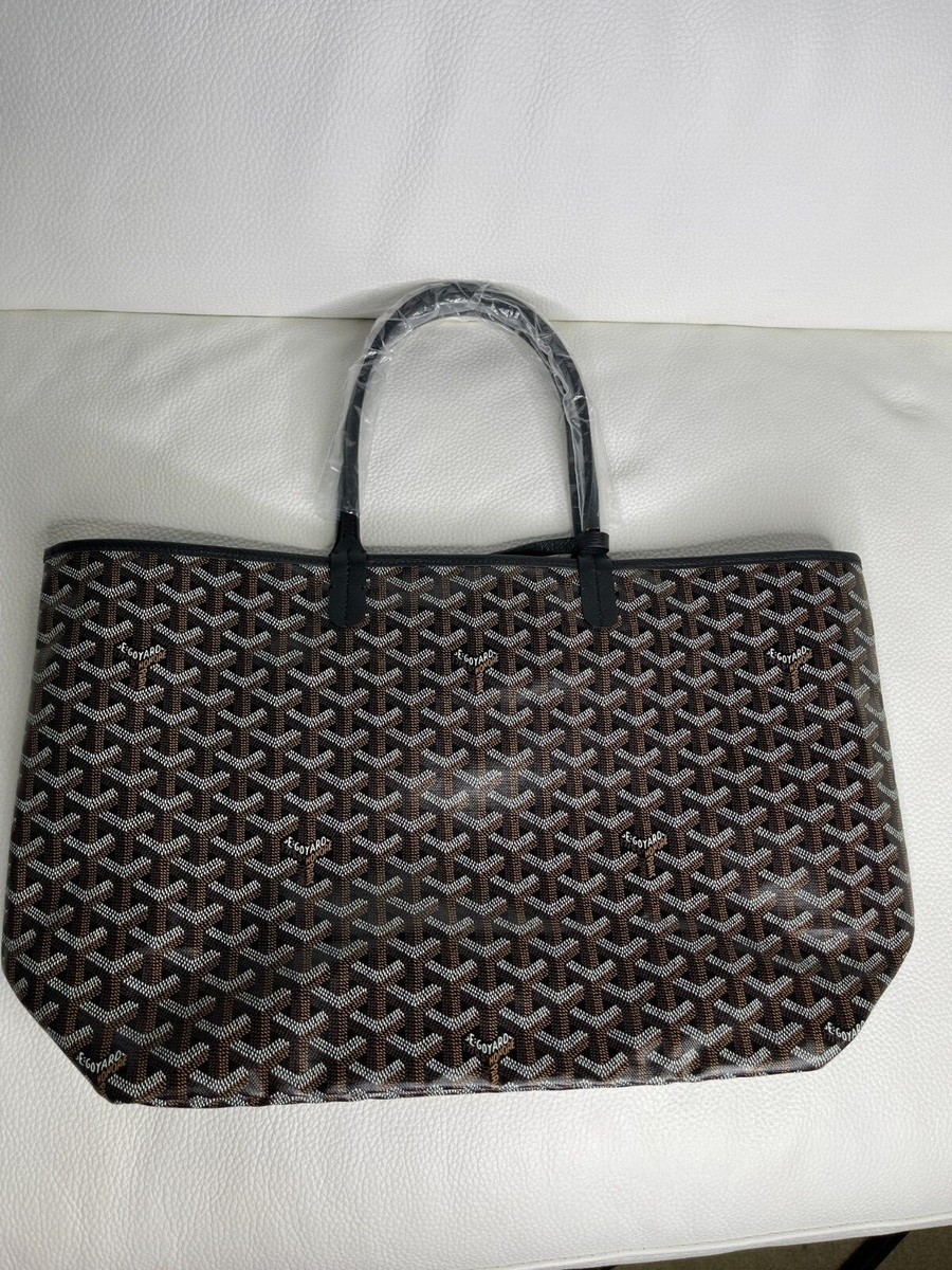 New Goyard Classic Black Saint Louis PM Reversible Tote | eBay