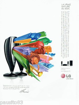 REKLAME WERBUNG 116 2008 LG Audiosystem von Mark Levinson