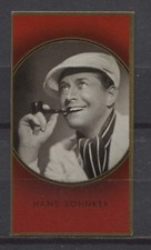 Hans Sohnker Vintage Movie Star Cigarette Trading Card Greiling No.210