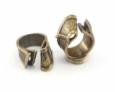 Wrap Adjustable Ring Antique Bronze Plated Brass 18.5mm 8.5US size